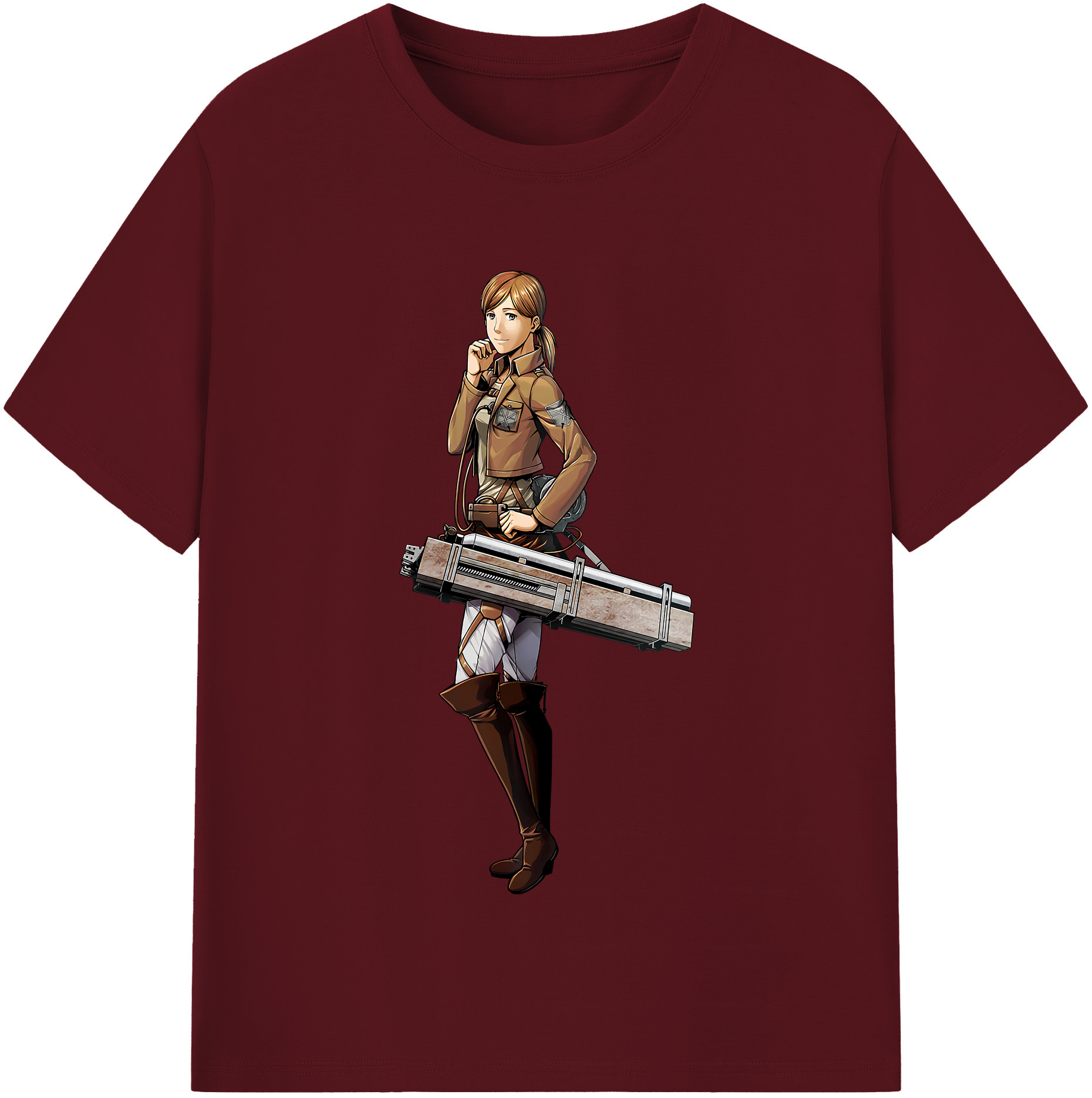 （画像用） 進撃の巨人 Attack on Titan 綿100％半袖Tシャツ（フロントプリント）